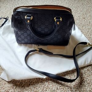 Leather Boston Bag